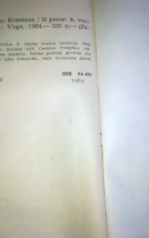 Protingas gyvūnas - Roberas Merlis, knyga 2