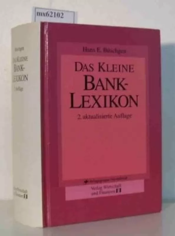 Das kleine Banklexikon - Hans E. Büschgen, knyga