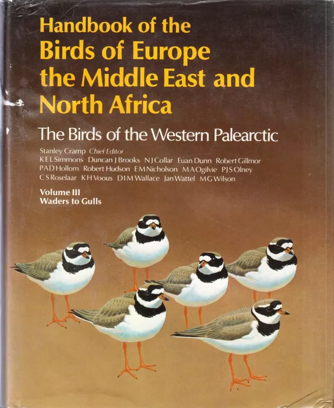 Handbook of the Birds of Europe the Middle East and North Africa - Autorių Kolektyvas, knyga