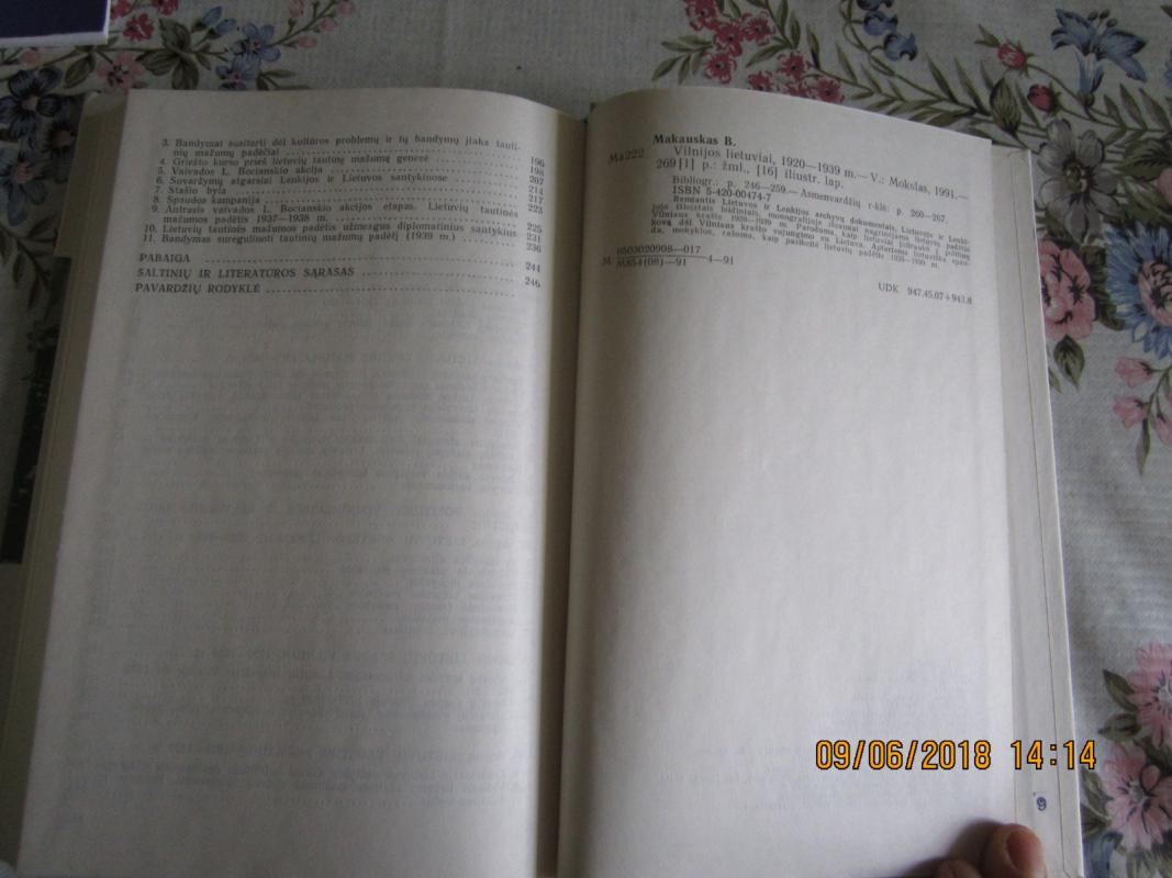 Vilnijos lietuviai 1920–1939 metais - Bronius Makauskas, knyga 5