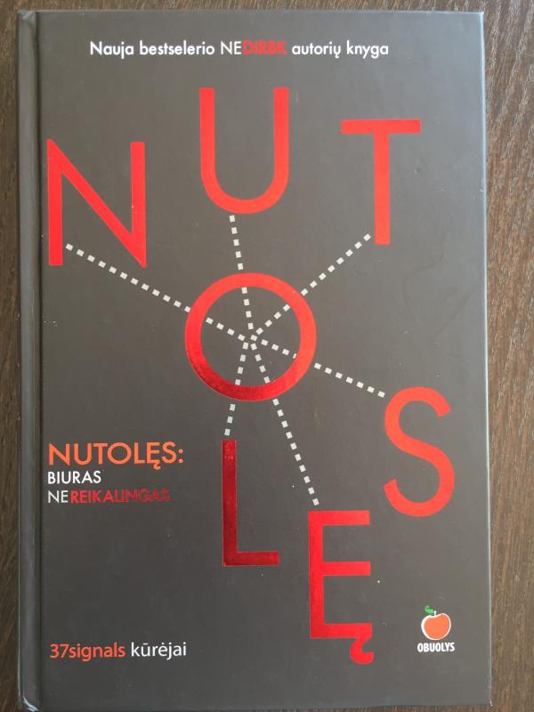 Nutolęs: biuras (ne)reikalingas - Jason Fried, David  Heinemeier Hansson, knyga 2