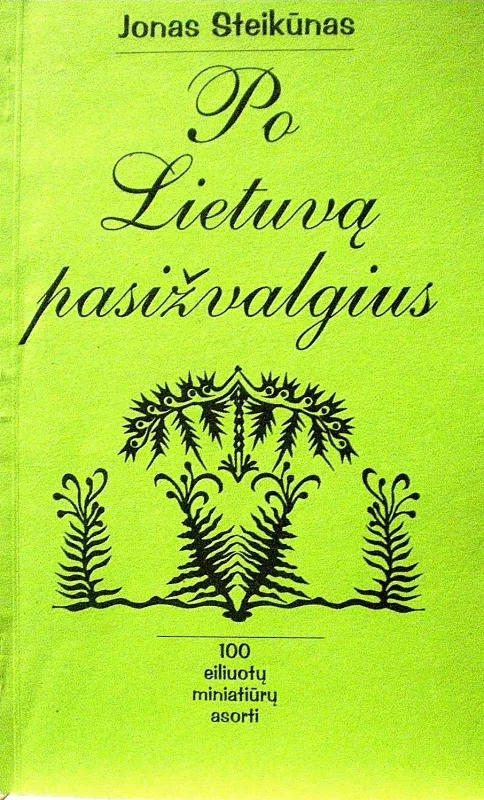 Po Lietuvą pasižvalgius - J. Steikūnas, knyga