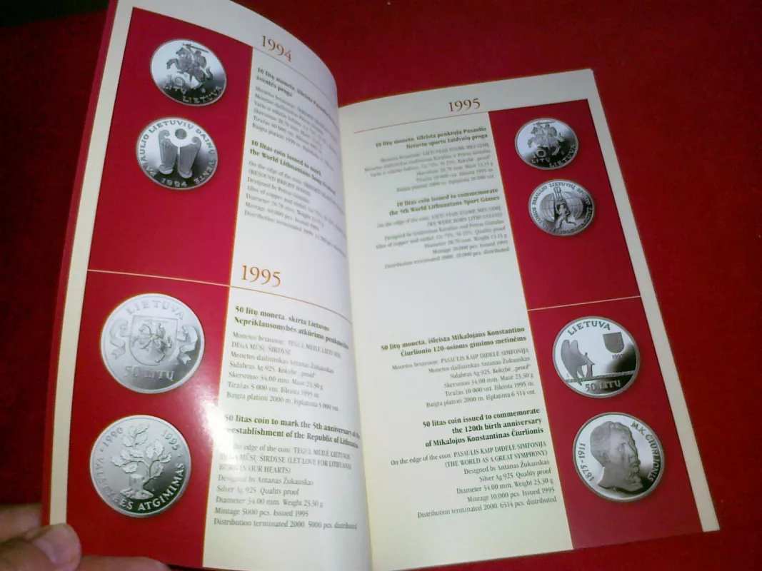 Lietuviškos kolekcinės ir proginės monetos 1993-2009 - Autorių Kolektyvas, knyga 3