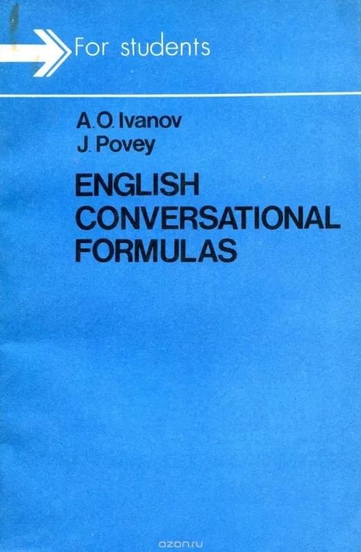 ENGLISH CONVERSATIONAL FORMULAS - Autorių Kolektyvas, knyga