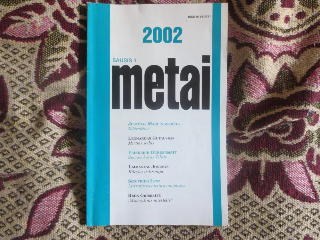 Metai 2002/1 - Autorių Kolektyvas, knyga