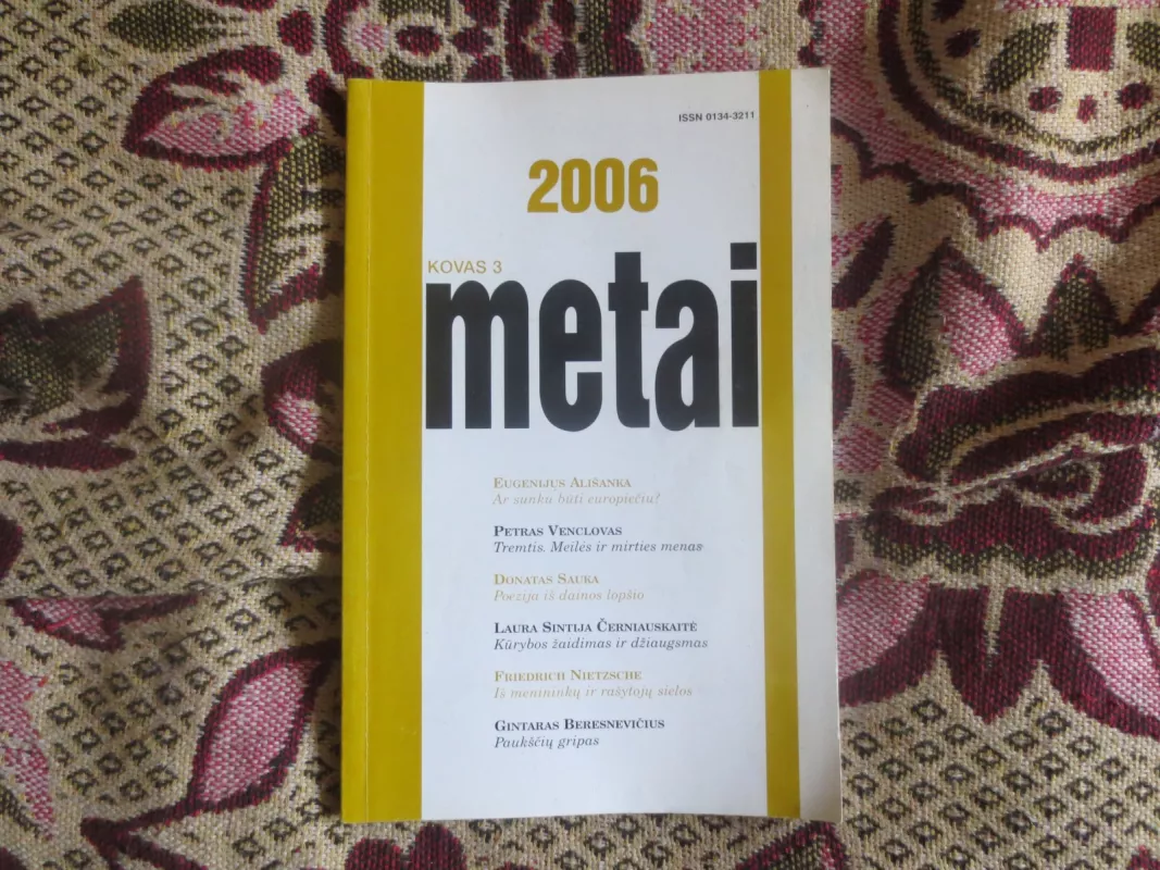 Metai 2006/3 - Autorių Kolektyvas, knyga