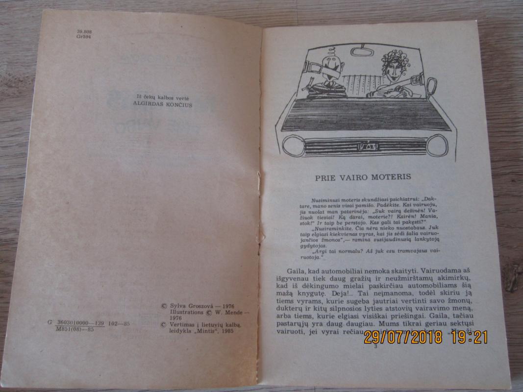 Moteris prie vairo - Silva Grošova, knyga 3