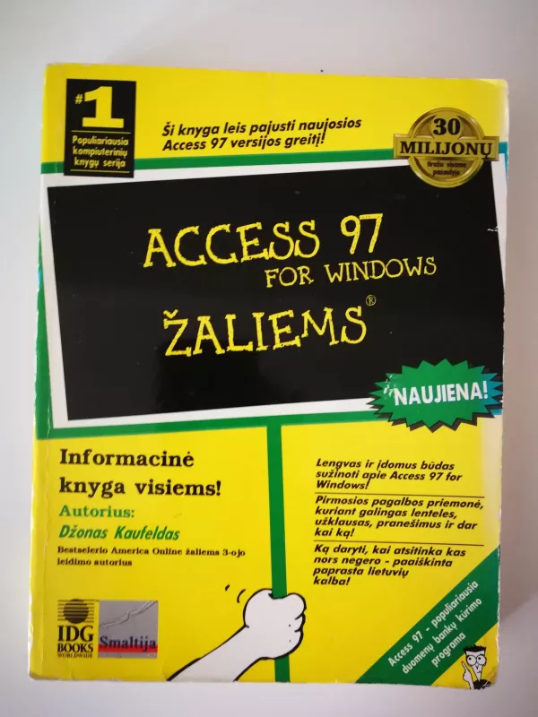 Access 97 for Windows žaliems - Džonas Kaufeldas, knyga