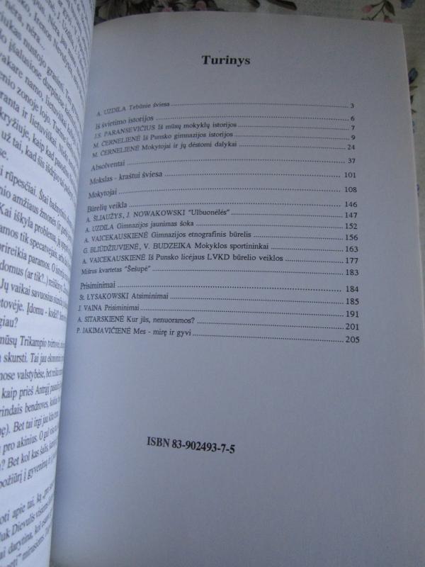 Punsko Kovo 11-osios lietuvių gimnazija - Autorių Kolektyvas, knyga 6
