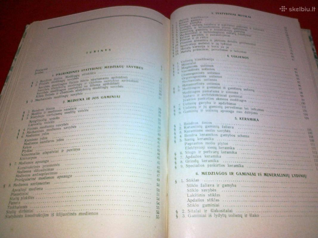 Statybinės medžiagos ir gaminiai - Grigaliūnas B., knyga