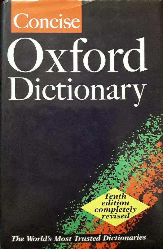 The Concise Oxford Dictionary - Judy Pearsall, knyga 3