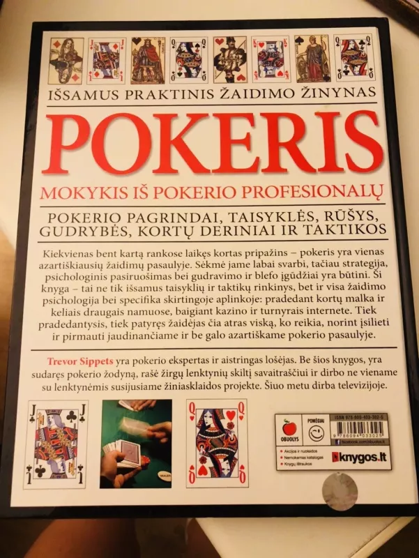 Pokeris - Trevor Sippets, knyga 4