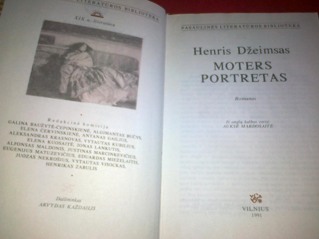 Moters portretas - Henris Džeimsas, knyga 3