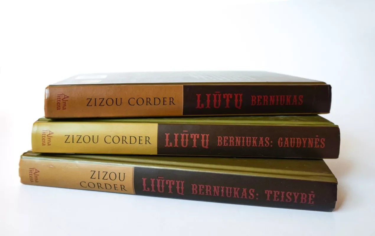 Liūtų berniukas: pilna trilogija - Zizou Corder, knyga