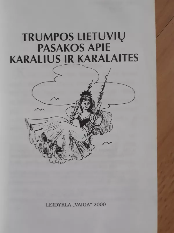 Trumpos lietuvių pasakos apie karalius ir karalaites - Pranas Sasnauskas, knyga