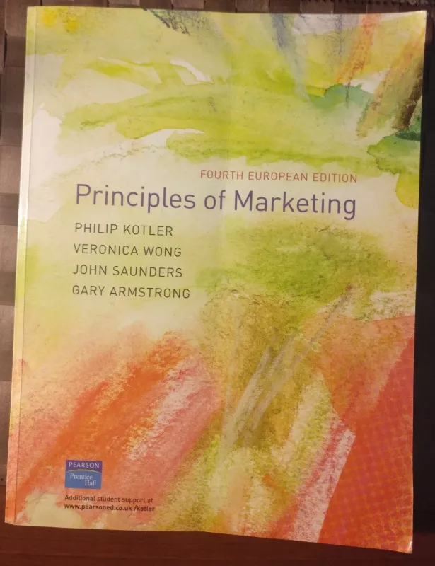 Principles of Marketing - Philip Kotler, knyga