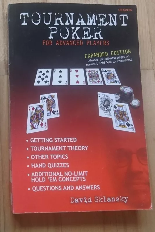 Tournament Poker for Advanced Players: Expanded Edition - David Sklansky, knyga