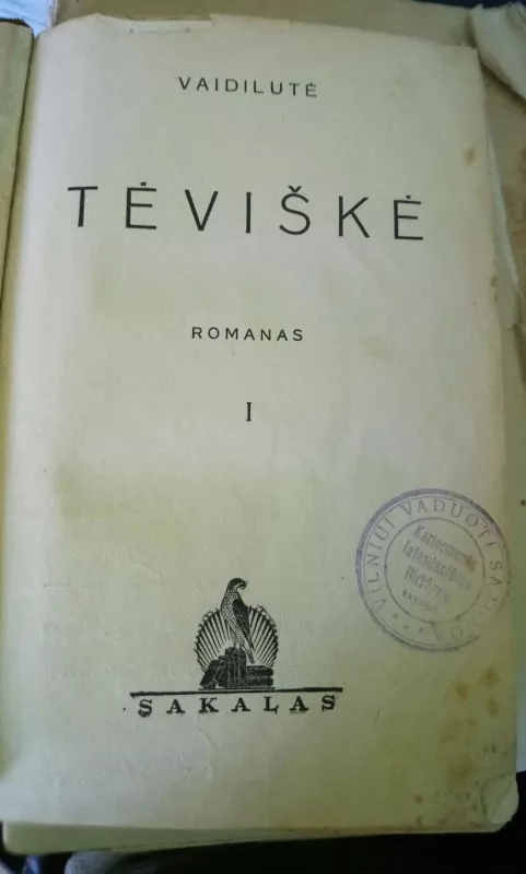 VAIDILUTĖ Tėvyškė,1936 m - Autorių Kolektyvas, knyga