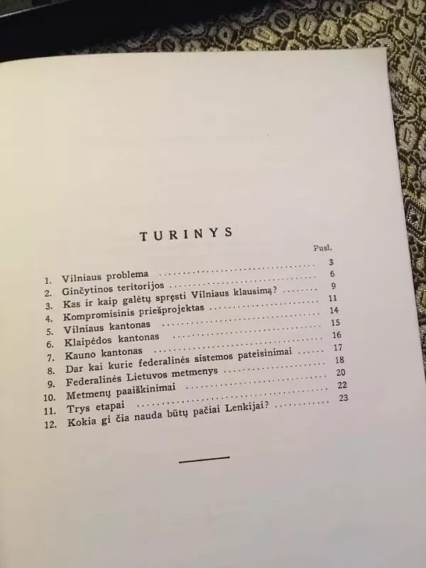 Vilniaus problema ir kaip ją spręsti - Kazys Pakštas, knyga