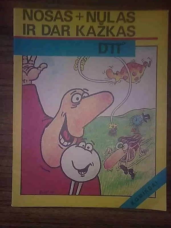 NOSAS NULAS IR DAR KAŽKAS ( KOMIKSAI ) - Tomas Kirvaitis, knyga