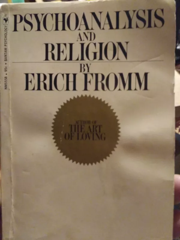 psychoanalysis and religion by erich from - Erich Fromm, knyga
