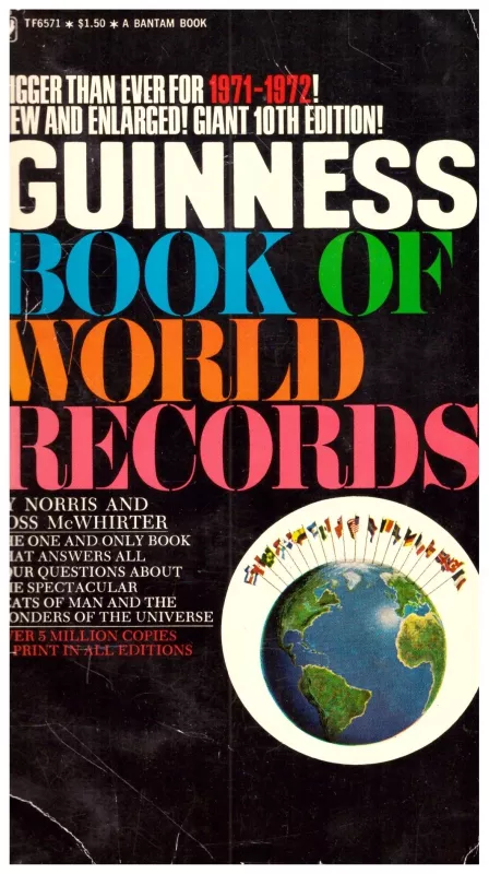 Guinness book of world records - Autorių Kolektyvas, knyga