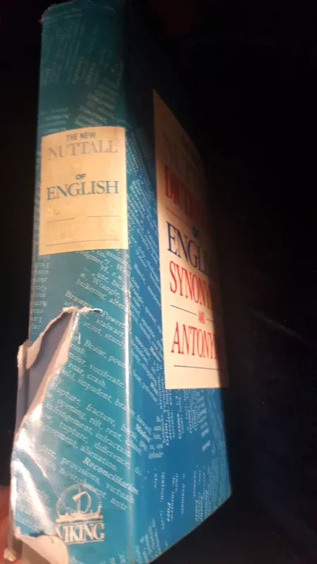 THE NEW NUTTALL DICTIONARY OF ENGLISH SYNONYMS AND ANTONYMS - Rosalind Ferguson, knyga