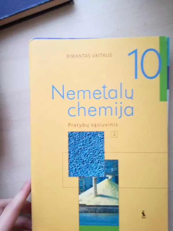 Nemetalų chemija 10 kl. Pratybų sąsiuvinis (2 dalis) - Rimantas Vaitkus, knyga