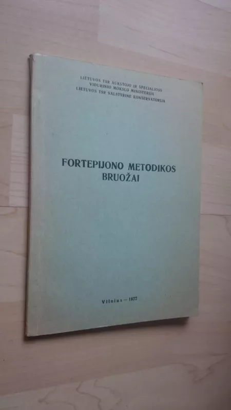 Fortepijono metodikos bruožai - L. Vanagienė, knyga