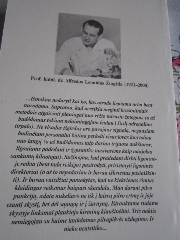 Priesaika nuo klaidų neapsaugo     Medicinos memuarai II - Alfredas Žiugžda, knyga 5