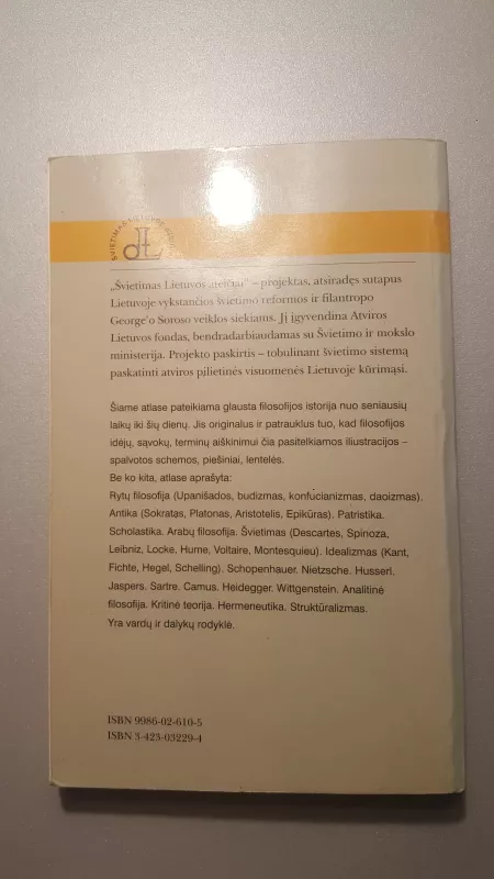 Filosofijos atlasas - P. Kunzmann, F. P.  Burkard, F.  Wiedmann, knyga