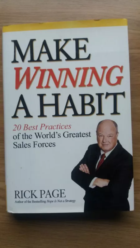 Make winning a habit - Rick Page, knyga