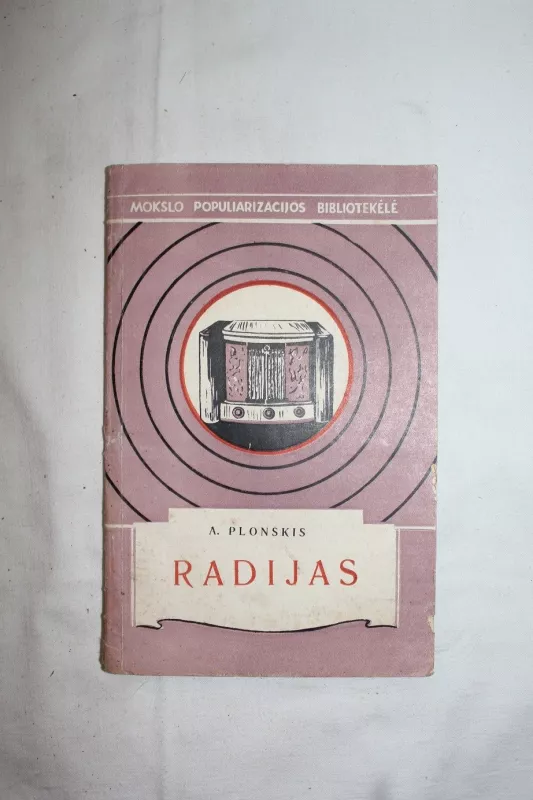 Radijas 1955 - A.F. Plolonskis, knyga