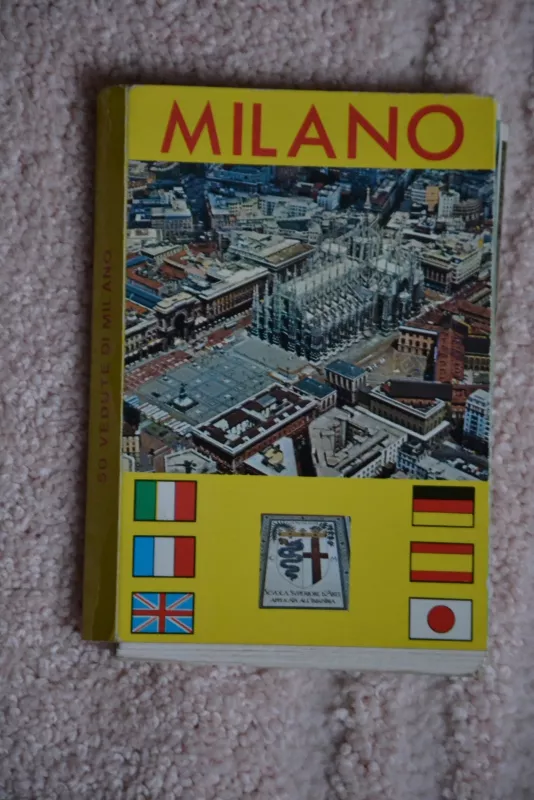 Milano - atvirukų bukletas, knyga 3
