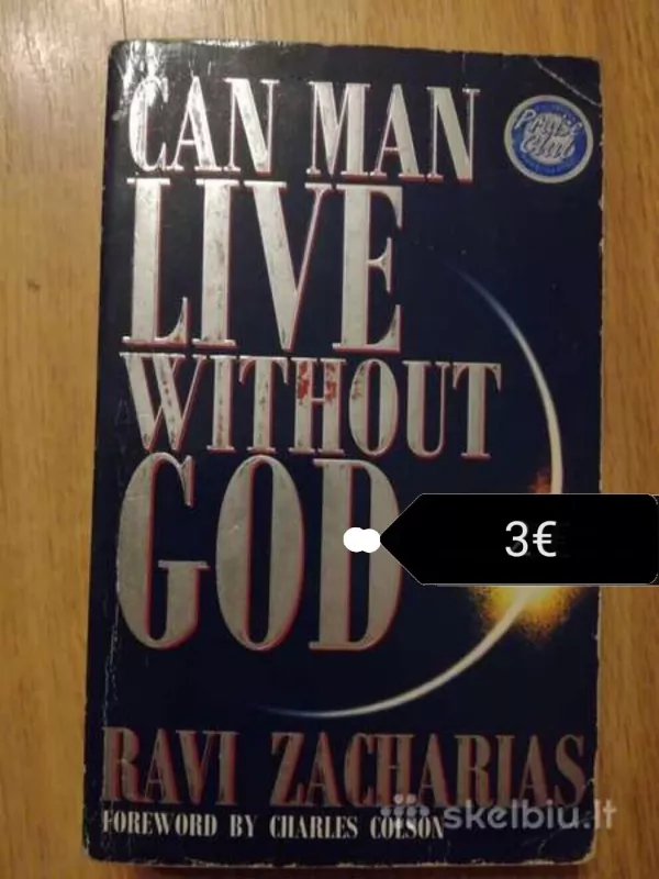 Can man live without God - Ravi Zacharias, knyga