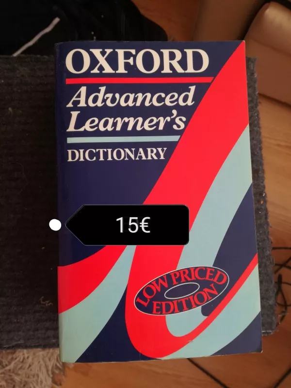 Oxford Advanced learner's dictionary - A. S. Hornby, knyga