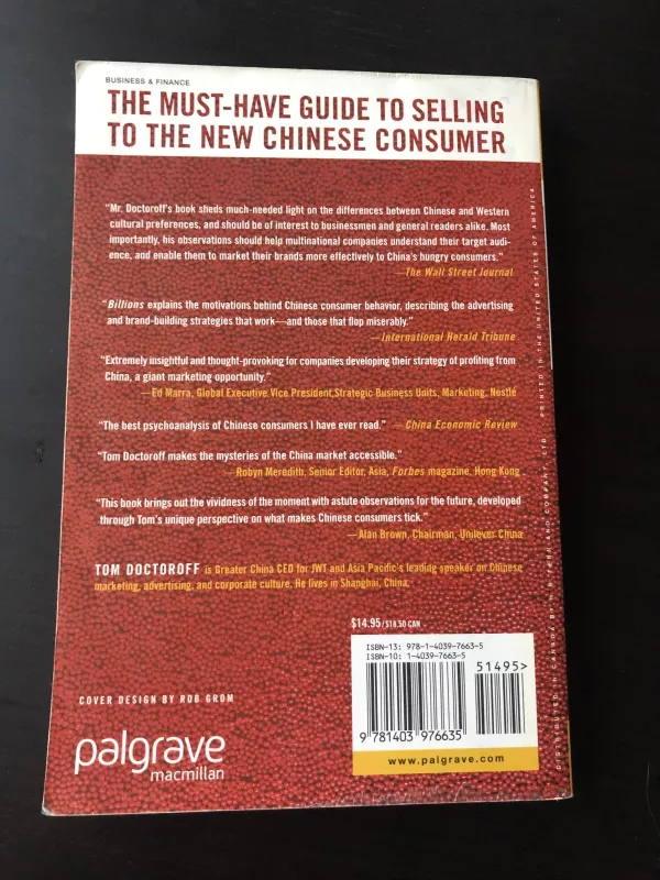 Billions: Selling to the New Chinese Consumer - Tom Doctoroff, knyga 3