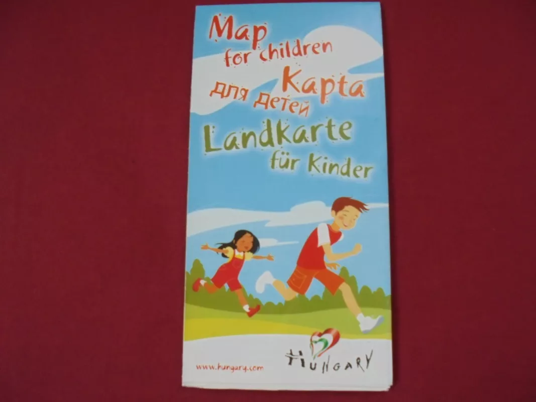 Map for children- Hungary - Autorių Kolektyvas, knyga