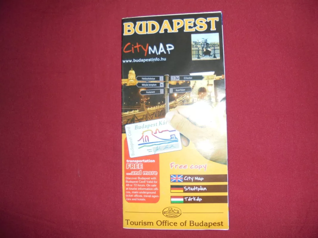 Budapest city map - Autorių Kolektyvas, knyga 5