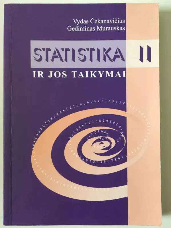 Statistika ir jos taikymai ( II dalis) - G. Čekanavičius V. ir Murauskas, knyga