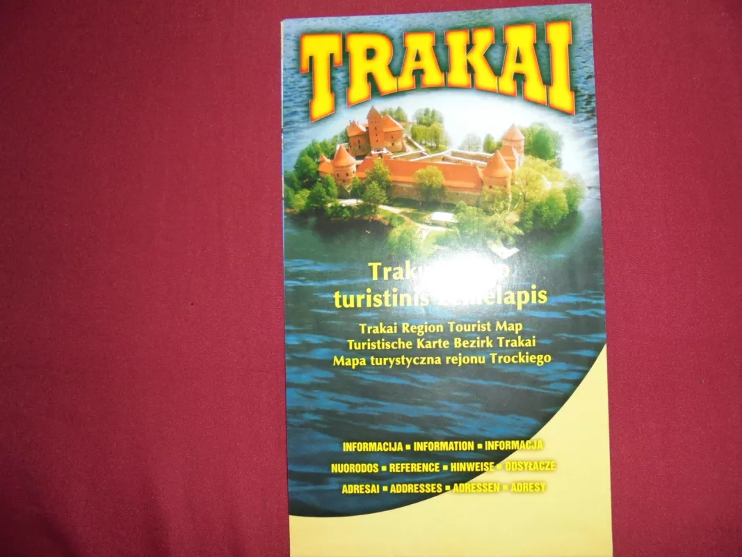 Trakų rajono turistinis žemėlapis - Autorių Kolektyvas, knyga 5