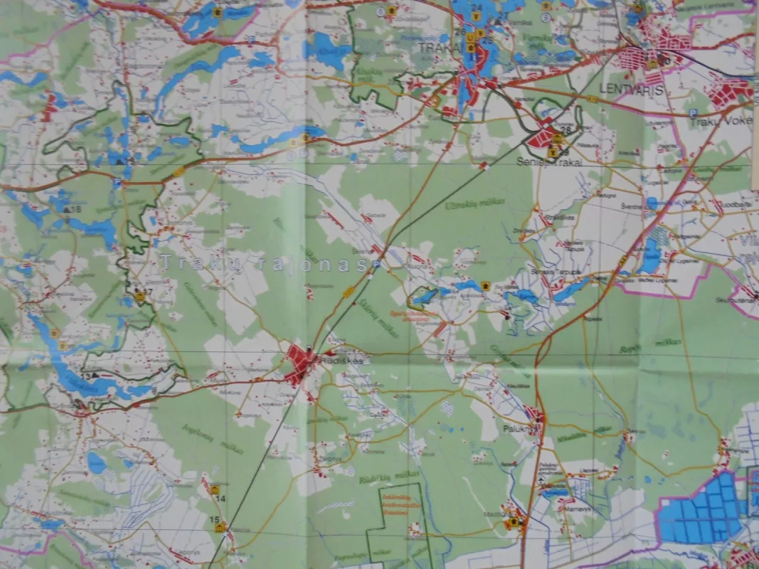 Trakų rajono turistinis žemėlapis - Autorių Kolektyvas, knyga 3