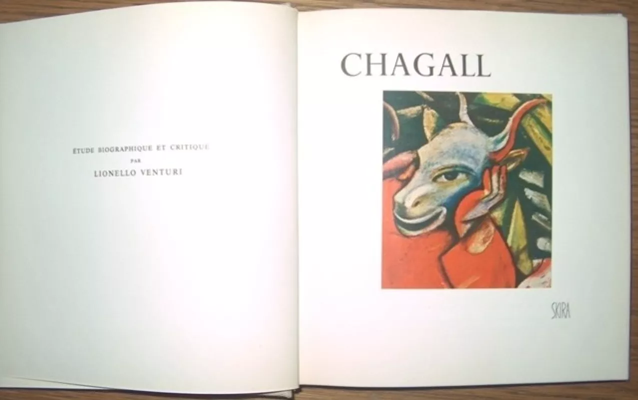 Le Gout De Notre Temps. Chagall - Lionello Venturi, knyga 4