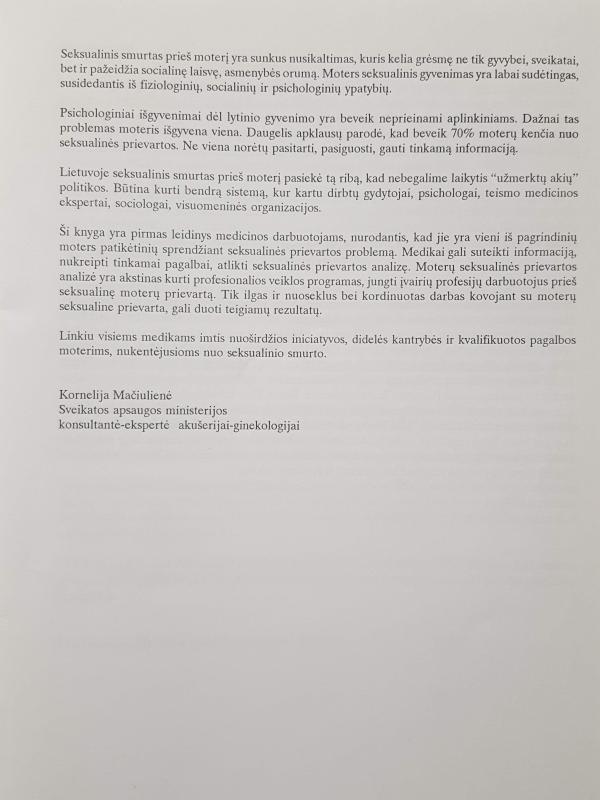 Smurtas prieš moterį : praktinis vadovas sveikatos priežiūros įstaigų darbuotojams bei vadovams - Autorių Kolektyvas, knyga 4