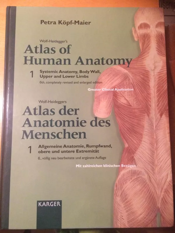 Wolf-Heidegger's Atlas of Human Anatomy - Petra Kopf-Maier, knyga 3