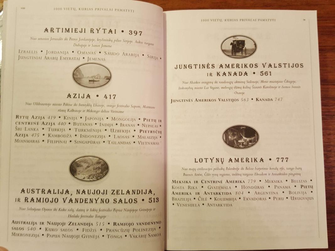 1000 vietų, kurias privalai pamatyti - Patricia Schultz, knyga 5