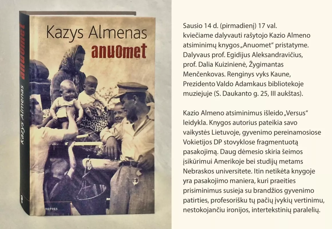 Anuomet - Kazys Almenas, knyga