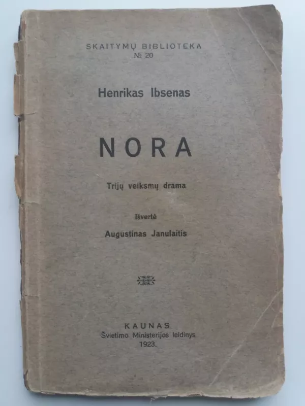 Nora - Henrikas Ibsenas, knyga