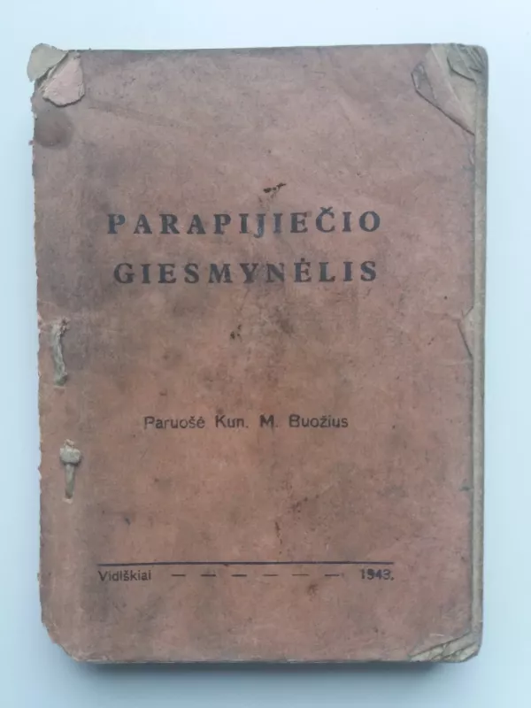 Parapijiečio giesmynėlis - M. Buožius, knyga