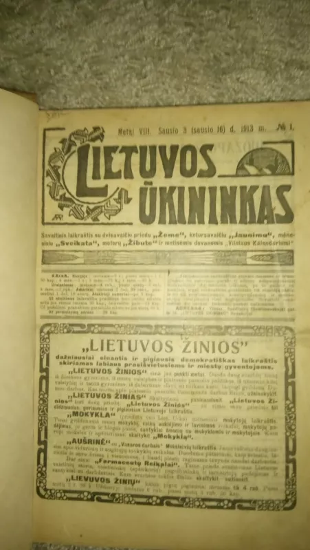 lietuvos ukinininkas - Lietuvos ūkininkas, knyga